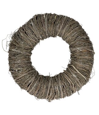 4A Mactan Grass Wreath | Colour: Natural White | Diameter 35 centimetres | Per wreath