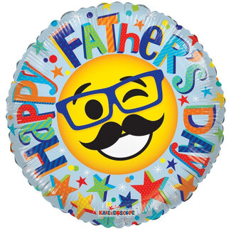 4A Party! Balloon “Happy Father's Day” | Colour: Mixed Colours | Diameter 45 centimetres | Per 10 balloons