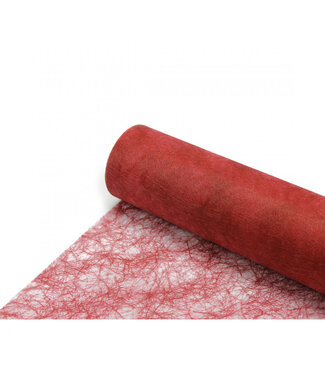 4A Textile Fibre Linen | Colour: Dark Red | Width 60 centimetres | Length 25 metres | Per roll