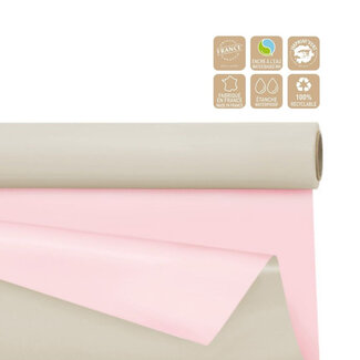 4A Tweezijdig Folie op rol | Kleur: Roze | Breedte 80 centimeter | Lengte 40 meter | Per rol