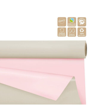 4A Zweiseitige Folie auf Rolle | Farbe: Rosa | Breite 80 Zentimeter | Länge 40 Meter | Pro Rolle