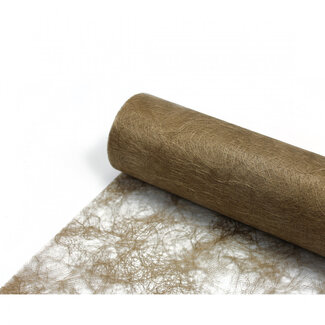 4A Textilfaser Leinen | Farbe: Goldfarben | Breite 60 Zentimeter | Länge 25 Meter | Pro Rolle