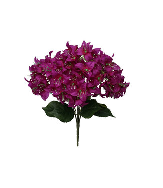4A Bougainvillea Traube Kunstblume | Farbe: Lila | Länge ± 46 Zentimeter | Pro Kunstblume