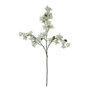 4A Bougainvillea Artificial Flower | Colour: Natural White | Length ± 104 centimetres | Per stem