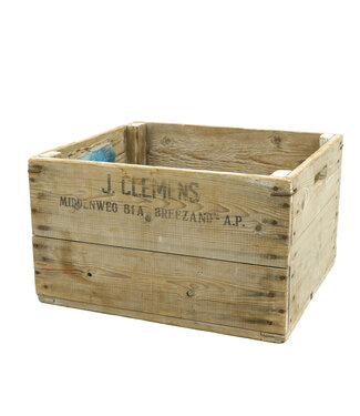 4A Wooden Crate with Mesh | Colour: Brown | Length 47 centimetres | Width 42 centimetres | Height 27 centimetres | Per 2 crates