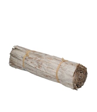 4A Getrocknete Bananenrolle | Farbe: Naturweiß | Trockenblume | Durchmesser 12 Zentimeter | Länge 35 Zentimeter | Pro Stück