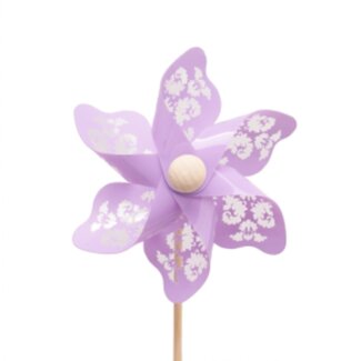 4A Windmill Stake “Jazz” | Colour: Lilac | Diameter 9 centimetres | Stake length ± 50 centimetres | Per 25 stakes