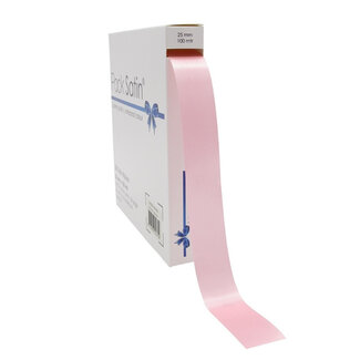 4A Pink Satin Ribbon | Width 25 millimetres | Length 100 metres | Per piece