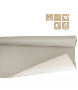 4A Papier op rol “Biet” | Kleur: Grijs | Breedte 80 centimeter | Lengte 40 meter | 80 gram/m2 | Per rol