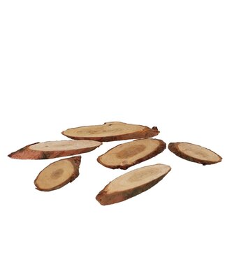 4A Getrocknete Pinewood Holzscheiben | Farbe: Braun | Trockendekoration | Pro 250 Gramm