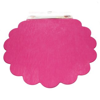 4A Textile Blumella non tissé | Couleur : Fuchsia | Diamètre 54 centimètres | Par 25 pièces