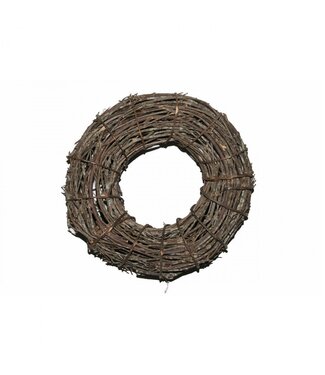 4A Marilia Takken Krans | Couleur : Marron | Diamètre 50 centimètres | Par couronne