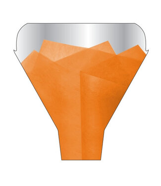 4A Finewrap Hüllen | Farbe: Orange | Länge 50 Zentimeter | Breite 44 Zentimeter | Höhe 12 Zentimeter | Pro 50 Hüllen