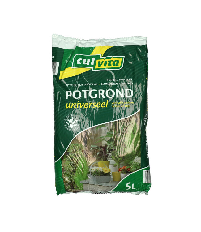 Soil Care Potting Soil | Colour: Brown | Contents 5 litres | Per 5 bags