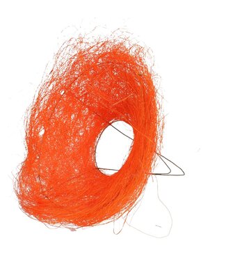 4A Porte-bouquet Sisal | Couleur : Orange | Diamètre 20 centimètres | Par 10 porte-bouquets