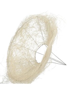 4A Bouquet Holder Sisal | Colour: Cream | Diameter 30 centimetres | Per 10 bouquet holders