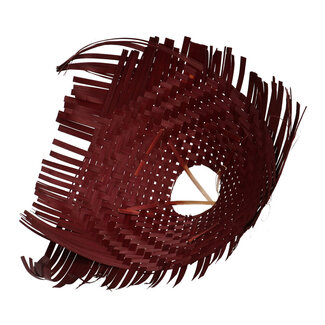 4A Bamboo Weave Bouquet Holder | Colour: Brown | Diameter 34 centimetres | Per 6 bouquet holders