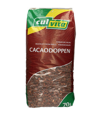 4A Bodemverzorging Cacaodoppen | Kleur: Bruin | Inhoud 70 liter | Per zak