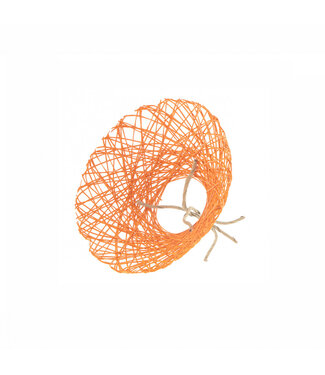 4A Porte-bouquet 100% Paperweb | Couleur : Orange | Diamètre 20 centimètres | Par 10 porte-bouquets