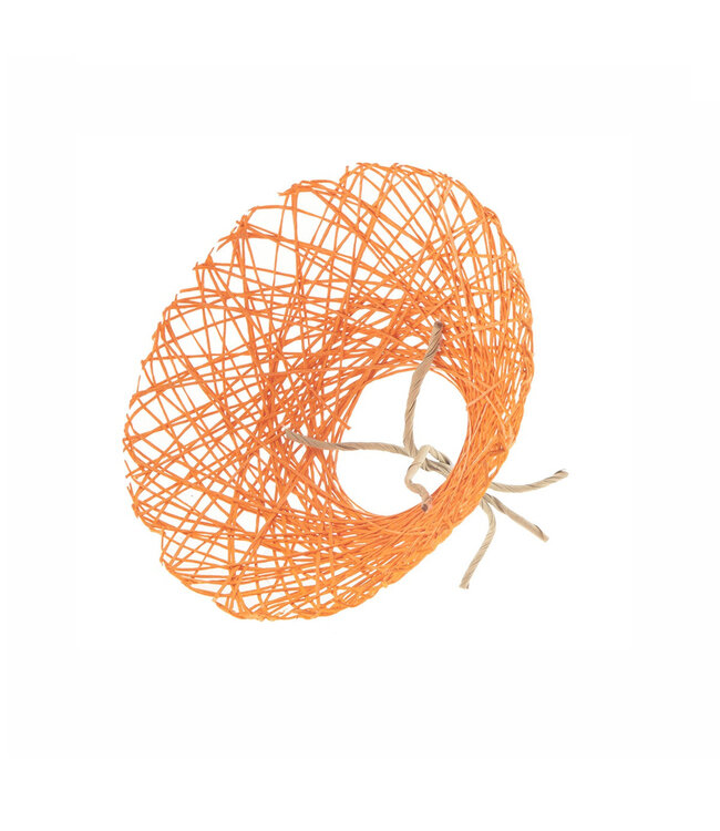 Porte-bouquet 100% Paperweb | Couleur : Orange | Diamètre 25 centimètres | Par 10 porte-bouquets