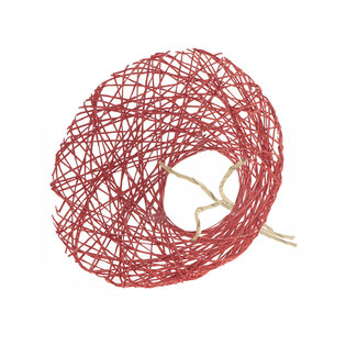 4A Boekethouder 100% Paperweb | Kleur: Rood | Diameter 25 centimeter | Per 10 boekethouders