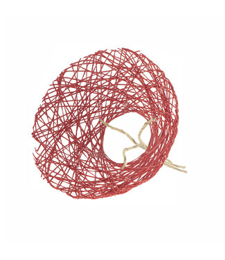 4A Boekethouder 100% Paperweb | Kleur: Rood | Diameter 25 centimeter | Per 10 boekethouders