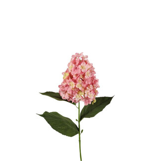 4A Hydrangea Artificial Flower | Colour: Pink | Length ± 71 centimetres | Per 4 artificial flowers