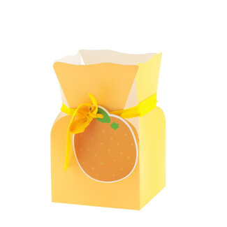 4A Bouquet Holder Vase "Fruity" | Colour: Orange | Diameter 13 centimetres | Height 20 centimetres | Per 10 bouquet holders