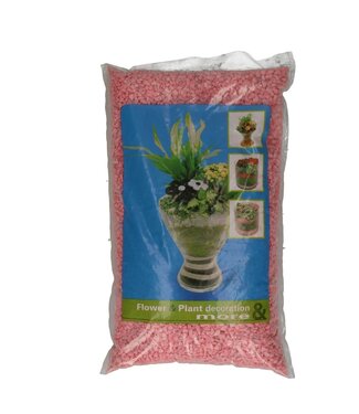 4A Garnering Grind | Kleur: Roze | Diameter 2 - 3 millimeter | Inhoud 5 kilo | Per stuk