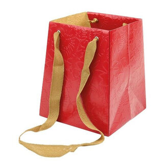 4A Bags "Flower" | Colour: Red | Length 18 centimetres | Width 15 centimetres | Height 12 centimetres | Per 20 bags