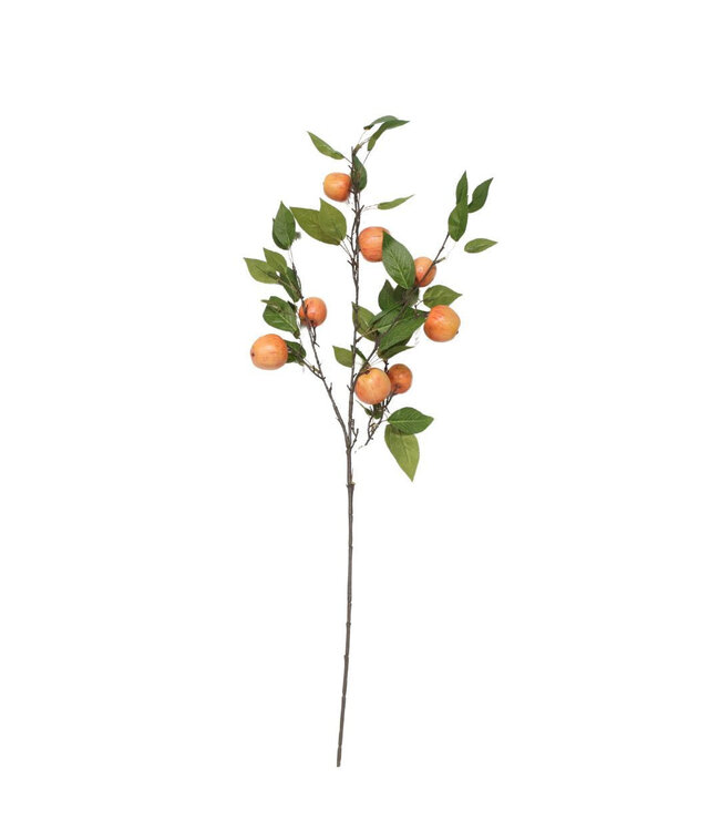 Apple Branch Granny Artificial Fruit | Colour: Orange | Length ± 95 centimetres | Per branch