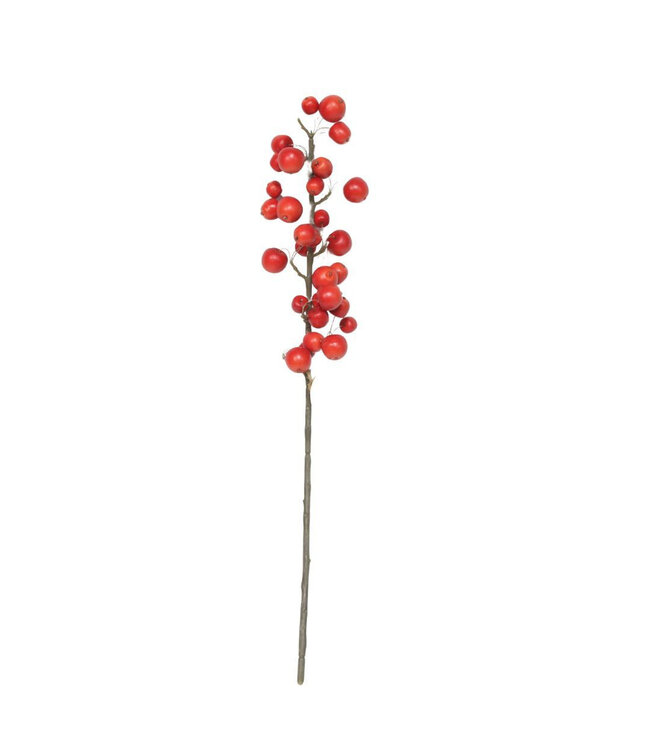 Sentinelle de Branche de Pomme Artificielle | Couleur : Rouge | Longueur ± 66 centimètres | Par branche