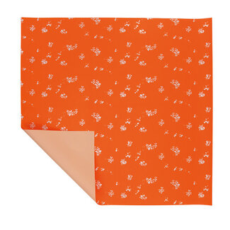 4A Folie Vel “Romantic” | Couleur : Orange | Largeur 60 centimètres | Longueur 60 centimètres | Par 100 feuilles