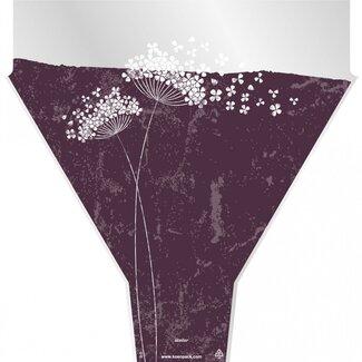 4A Hüllen Flower Wishes | Farbe: Lila | Länge 50 Zentimeter | Breite 35 Zentimeter | Höhe 10 Zentimeter | Pro 50 Hüllen