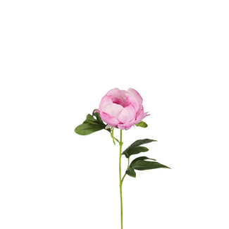 4A Pivoine Fleur Artificielle | Couleur : Lilas | Longueur ± 57 centimètres | Par 6 fleurs artificielles
