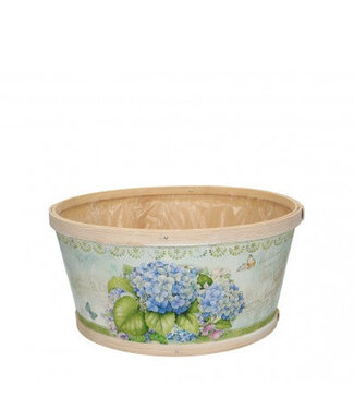 4A Holzblumentopf Pflanzkasten Hortensie | Farbe: Teal | Länge 22 Zentimeter | Breite 11 Zentimeter | Pro 10 Pflanzkästen