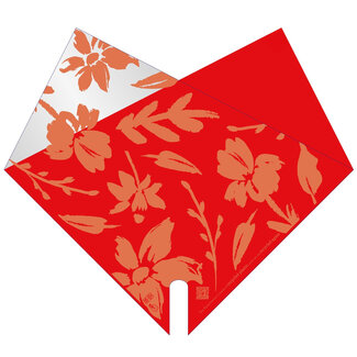 4A Housses Elynn | Couleur : Rouge | Plastique recyclé PCR | Longueur 40 centimètres | Largeur 40 centimètres | Par 50 housses