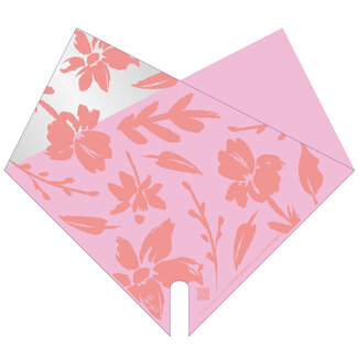 4A Covers Elynn | Colour: Pink | PCR recycled plastic | Length 40 centimetres | Width 40 centimetres | Per 50 covers