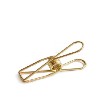 4A Decorative Metal Peg | Colour: Gold | Length 30 millimetres | Per 12 pegs