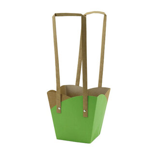 4A Tassen “Rafaella” | Kleur: Groen | Lengte 11.5 centimeter | Breedte 19 centimeter | Hoogte 53 centimeter | Per 20 tassen