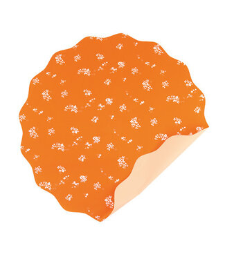 4A Round Foil Sheet “Romantic” | Colour: Orange | Diameter 50 centimetres | Per 100 sheets