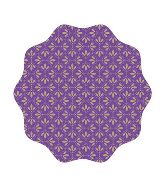 4A Foil Vel “Isabella” | Colour: Purple | Width 60 centimetres | Length 60 centimetres | Per 100 sheets