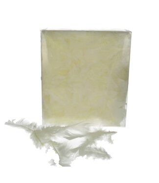 4A Plumes de dinde | Couleur : Crème | Poids 45 grammes | Par sachet de plumes
