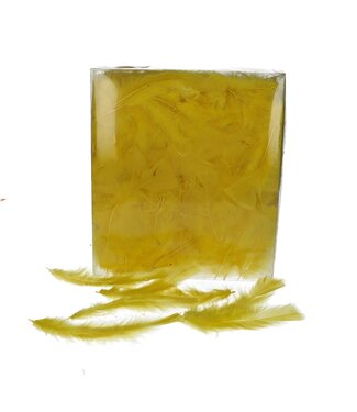 4A Turkey Feathers | Colour: Yellow | Weight 45 grams | Per bag of feathers