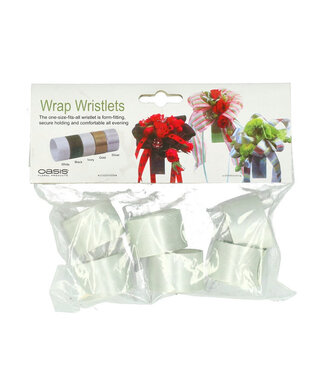 4A Armband Snapband Wrap Band Wristband | Colour: Ivory | Width 2.5 centimetres | Length 23 centimetres | Per 6 bracelets