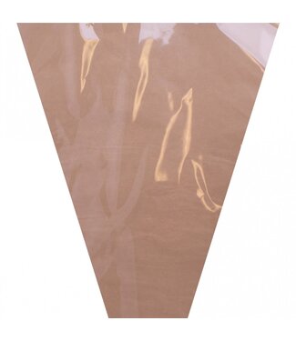 4A Hoezen Pure Basics | Kleur: Bruin | Lengte 50 centimeter | Breedte 40 centimeter | Hoogte 12 centimeter | Per 50 hoezen