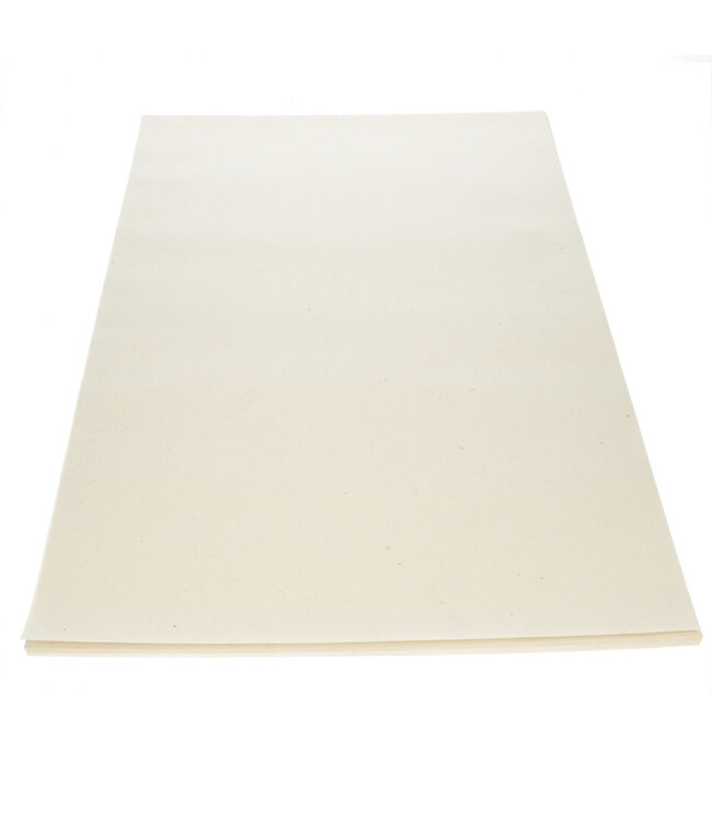 Papier Flowerpaper Vel | Couleur : Crème | Largeur 76 centimètres | Longueur 64 centimètres | Par 25 feuilles
