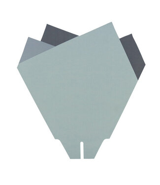 4A Magnolia-Hüllen | Farbe: Grau | Länge 44 Zentimeter | Breite 44 Zentimeter | Pro 50 Hüllen