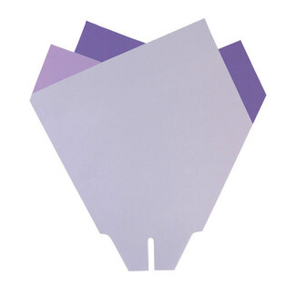 4A Hoezen Magnolia | Kleur: Lavendel | Lengte 44 centimeter | Breedte 44 centimeter | Per 50 hoezen