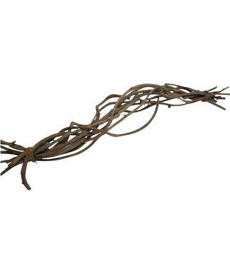 4A Dried Vine Branches Crazyvine | Colour: Brown | Dried Decoration | Length ± 60 centimetres | Per 10 branches